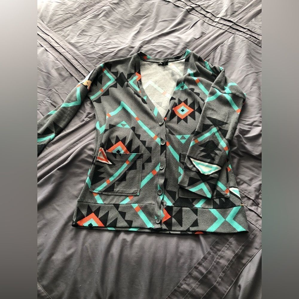 Aztec Print Nollie Cardigan